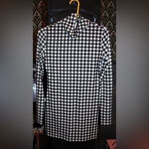 Checker Bodycon Mini Dress